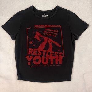 HOLLISTER “Restless Youth” Baby Tee